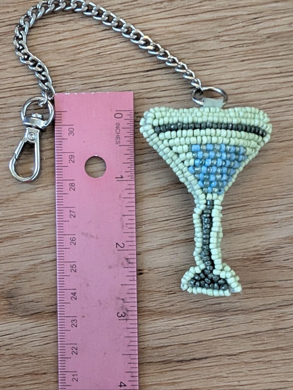 Hand Beaded 3D Bag Charms/ Keychains 12pc Lot - Picture 13 of 15
